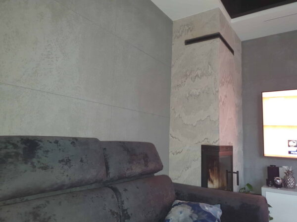 Kamenná dýha Artic Storm 122x244x0,2 cm