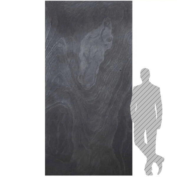 5710 Kamenná dýha Black Slate 122x305x0,2 cm