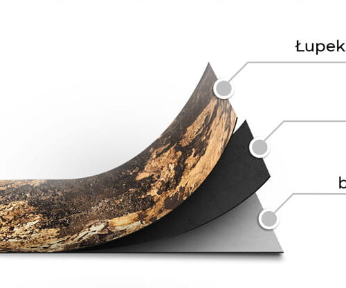 Kamenná dýha Silver Shine 244x122x0,2 Tkanina