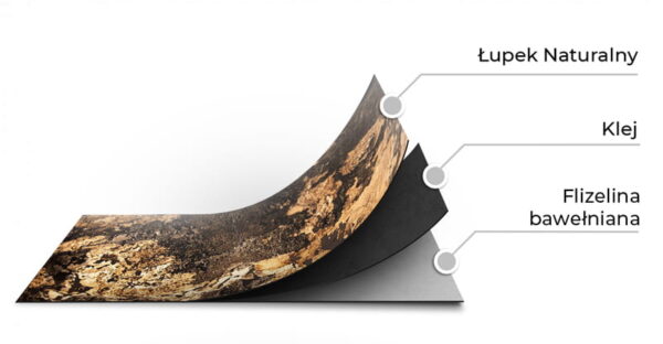 Kamenná dýha Silver Shine 244x122x0,2 Tkanina