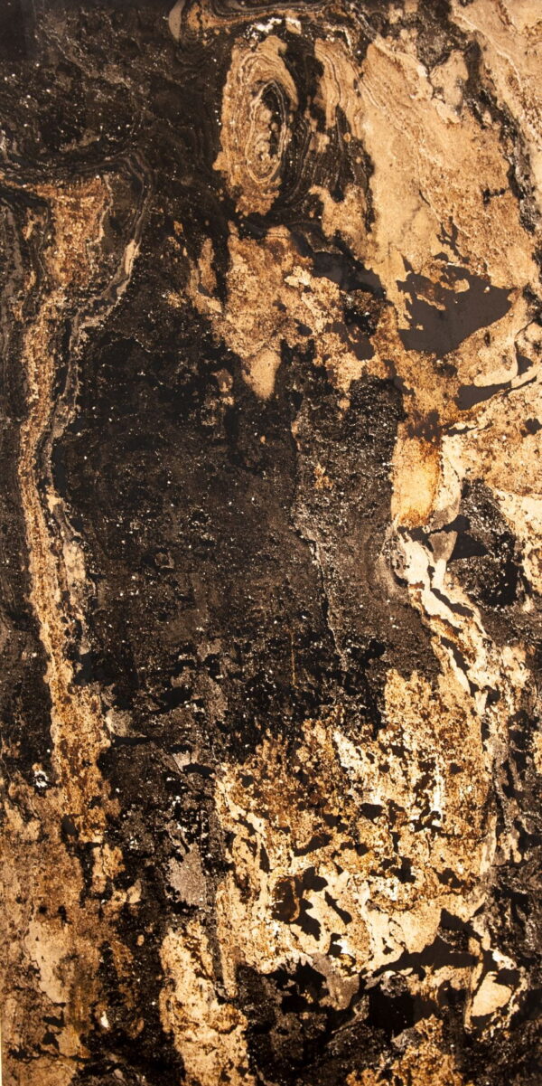Kamenná dýha Line Black 122x244x0,2 cm Transparentný