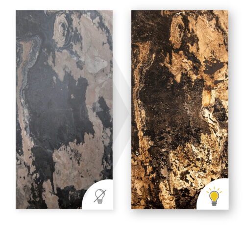 Kamenná dýha Autumn Rustic 122x61x0,2 cm Transparentný