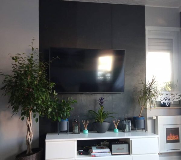 7358 Kamenná dýha Black Slate 30x60x0,2 cm Samolepiace