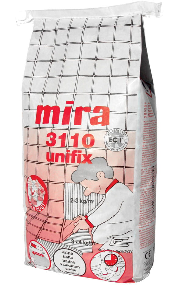 Mira 3110 unifix lepidlo bílé C2TE S1 15kg