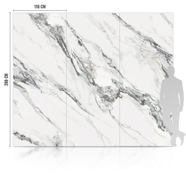 7010 WPC Statirro Carbon Board Glossy 280x112 cm