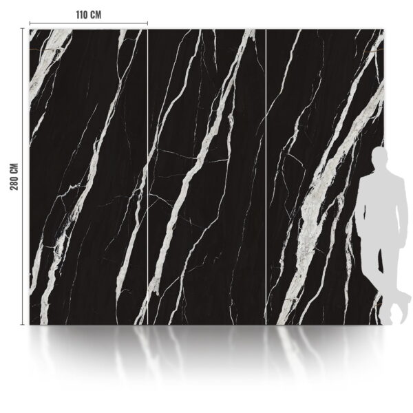 7053 WPC Carbon Board Nero Glossy 280x112 cm