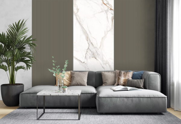 7087 WPC Carbon Board Small Stripes Glossy 280x110 cm