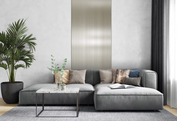 7092 WPC Carbon Fiber Board Stříbrná deska lesklá 280x110 cm