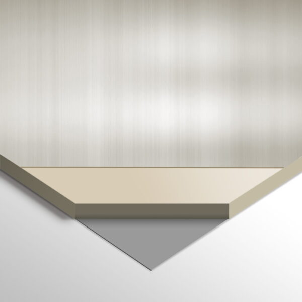 7095 WPC Carbon Fiber Board Stříbrná deska lesklá 280x110 cm