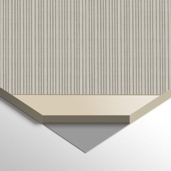 7114 WPC Carbon Board White Stripes Matte 280x110 cm