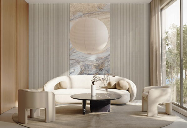 7115 WPC Carbon Board White Stripes Matte 280x110 cm