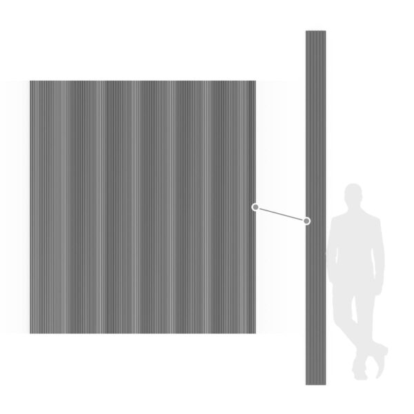 7169 Lamelová mísa 300x15,7x1,8 cm