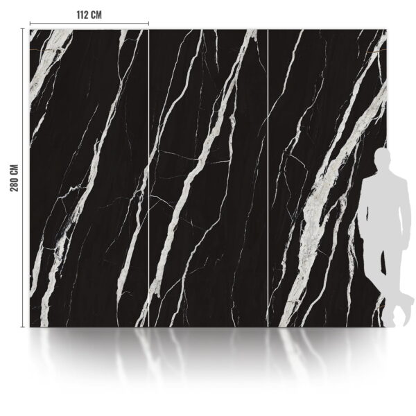 7184 WPC Carbon Board Nero Glossy 280x112 cm