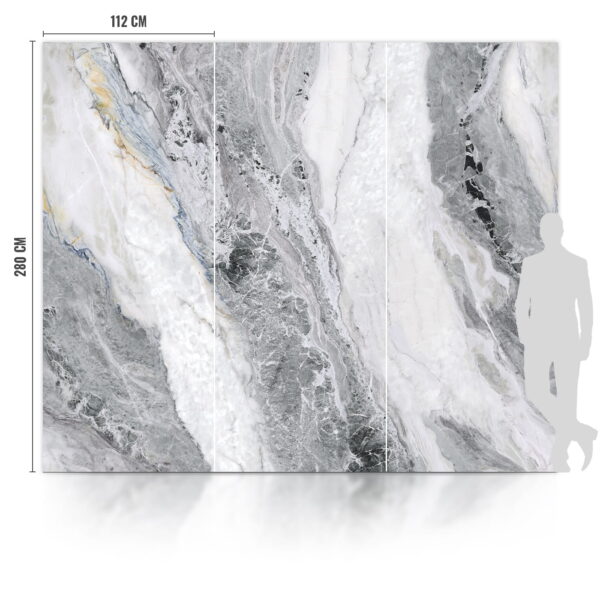 7196 WPC Sea Foam Carbon Board matná 280x112 cm