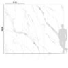SPC Carrara Matte Carbon Board 280x112x0,5 cm