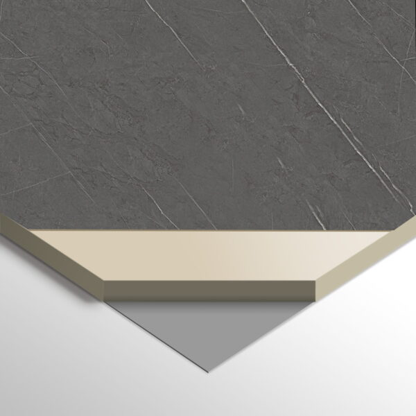 7451 WPC Carbon Board Black Stripes 280x110 cm