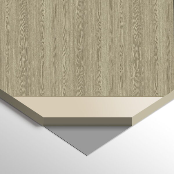 7487 WPC Carbon Board Grey Wood 280x110 cm