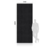WPC Carbon Board BLACK WOOD 280x110 cm