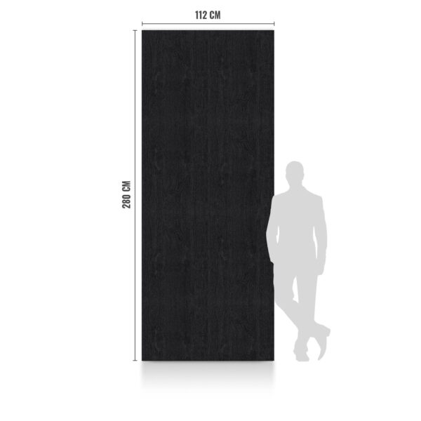 WPC Carbon Board BLACK WOOD 280x112 cm FastClick