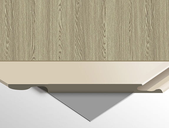 8610 WPC Carbon Board Grey Wood 280x112 cm FastClick