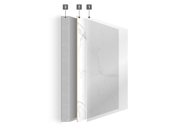 8618 Karbonová deska SPC Carrara leštěná 280x112x0,5 cm