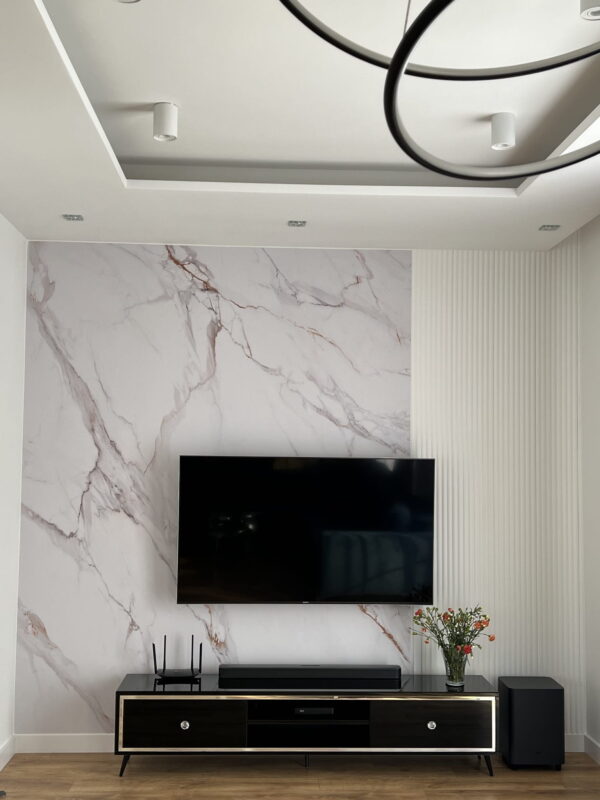 WPC Gold Vein Glossy Carbon Board 280x112 cm